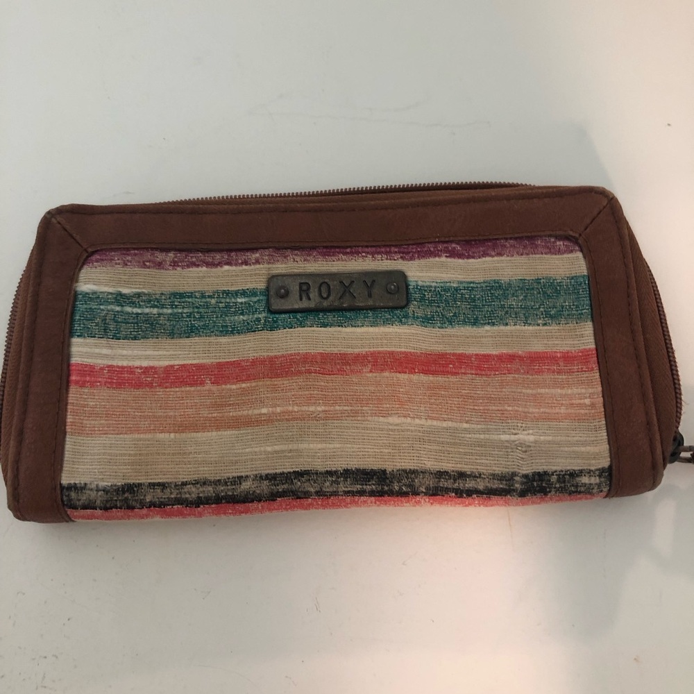 Roxy Striped Large Wallet